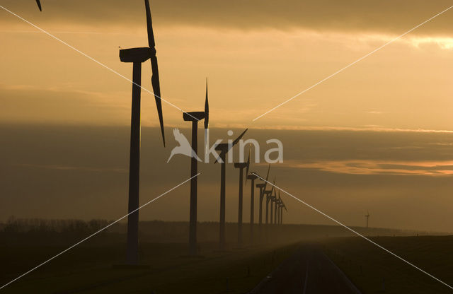 Windfarm IJsselmeerdijk