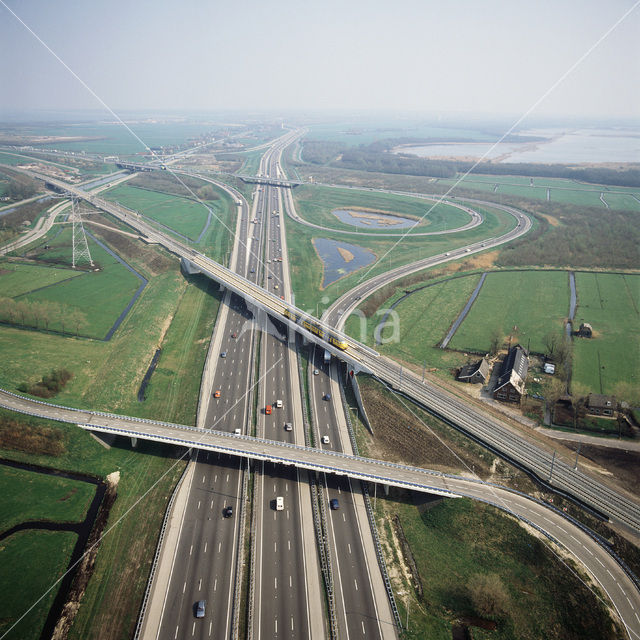 Muiderberg interchange A1