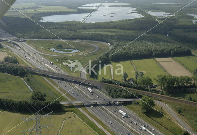 Muiderberg interchange A1