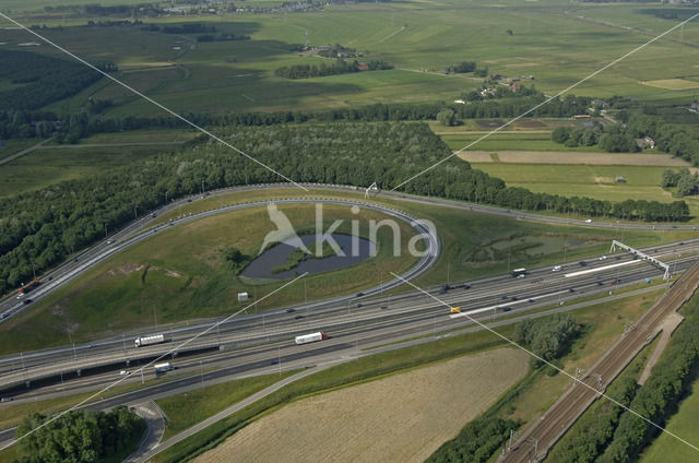 Muiderberg interchange A1