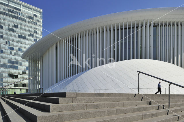 Europees Parlement en concertzaal Philharmonie Luxembourg