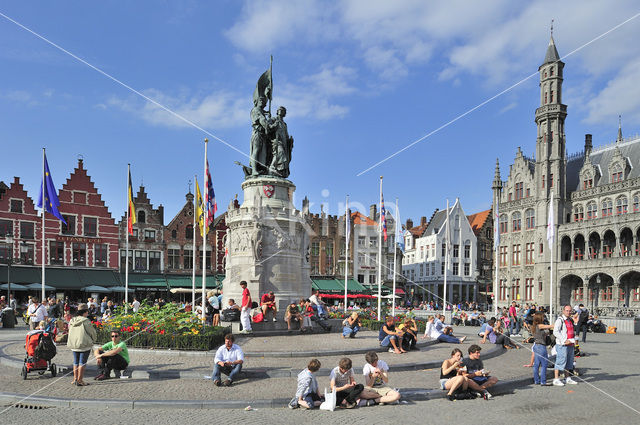 Statue Jan Breydel en Pieter De Coninck