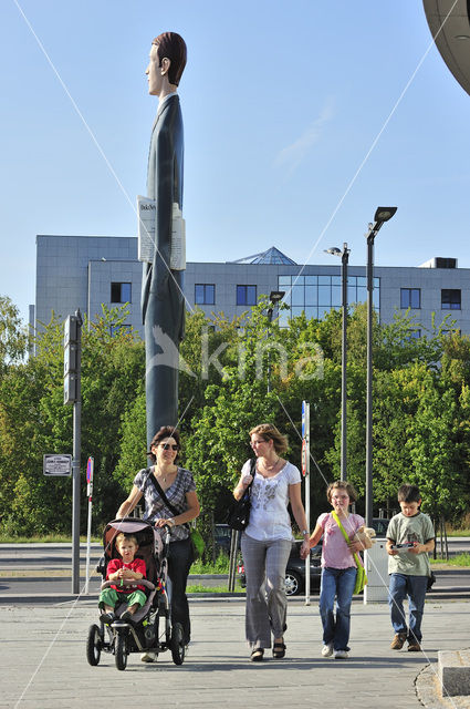 Standbeeld Langer Baenker / Lange Bankier