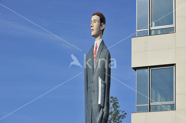 Standbeeld Langer Baenker / Lange Bankier