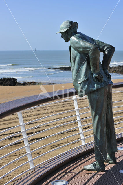 Statue Monsieur Hulot / Jaques Tati