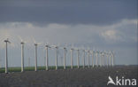 Windfarm IJsselmeerdijk