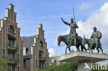 Standbeeld Don Quichote en Sancho Panza