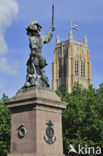 Standbeeld Jan Bart and Belfry